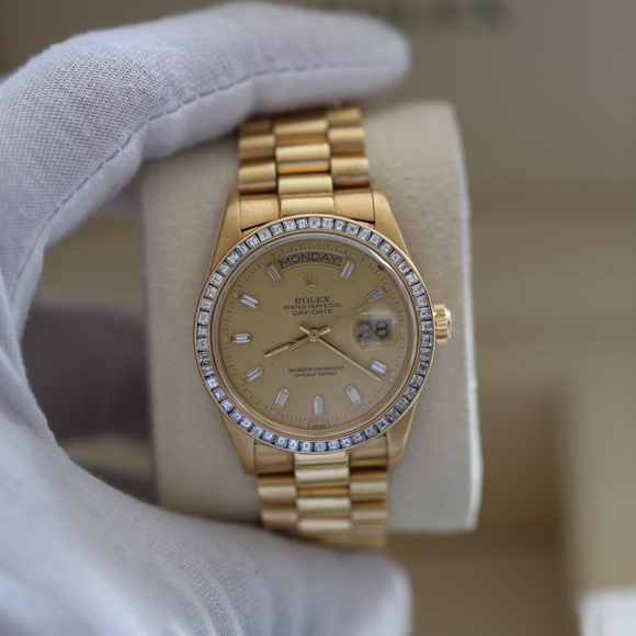 Rolex Day Date Gold Diamonds 36mm - Picture 1 of 10